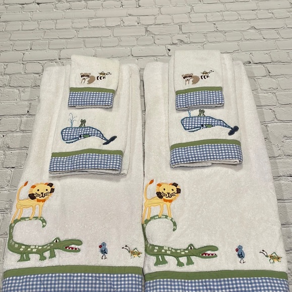 Pottery Barn Kids Bath Pottery Barn Kids Towel Set 2 Sets Wash
